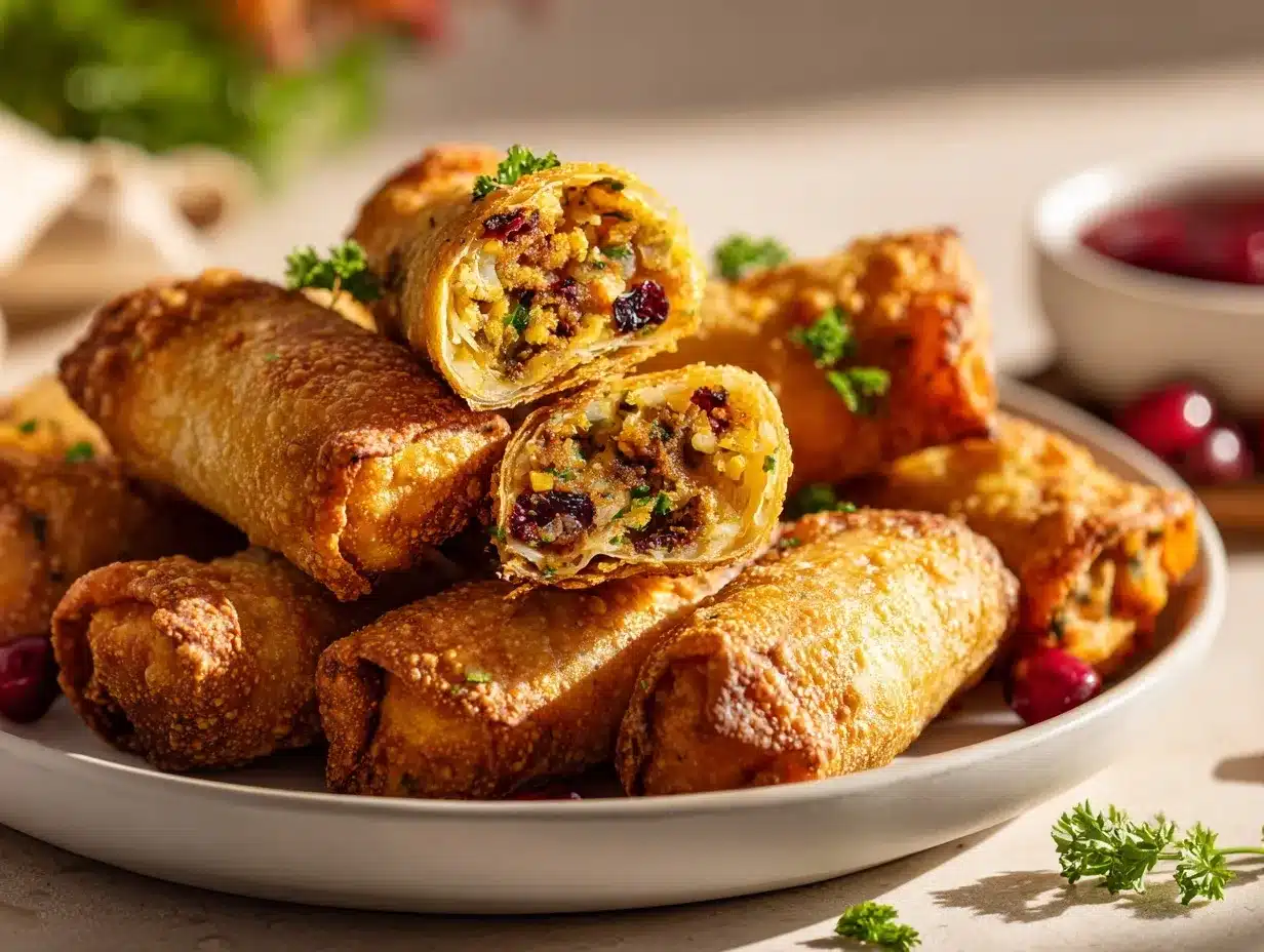 air fryer stuffing egg rolls preparation steps