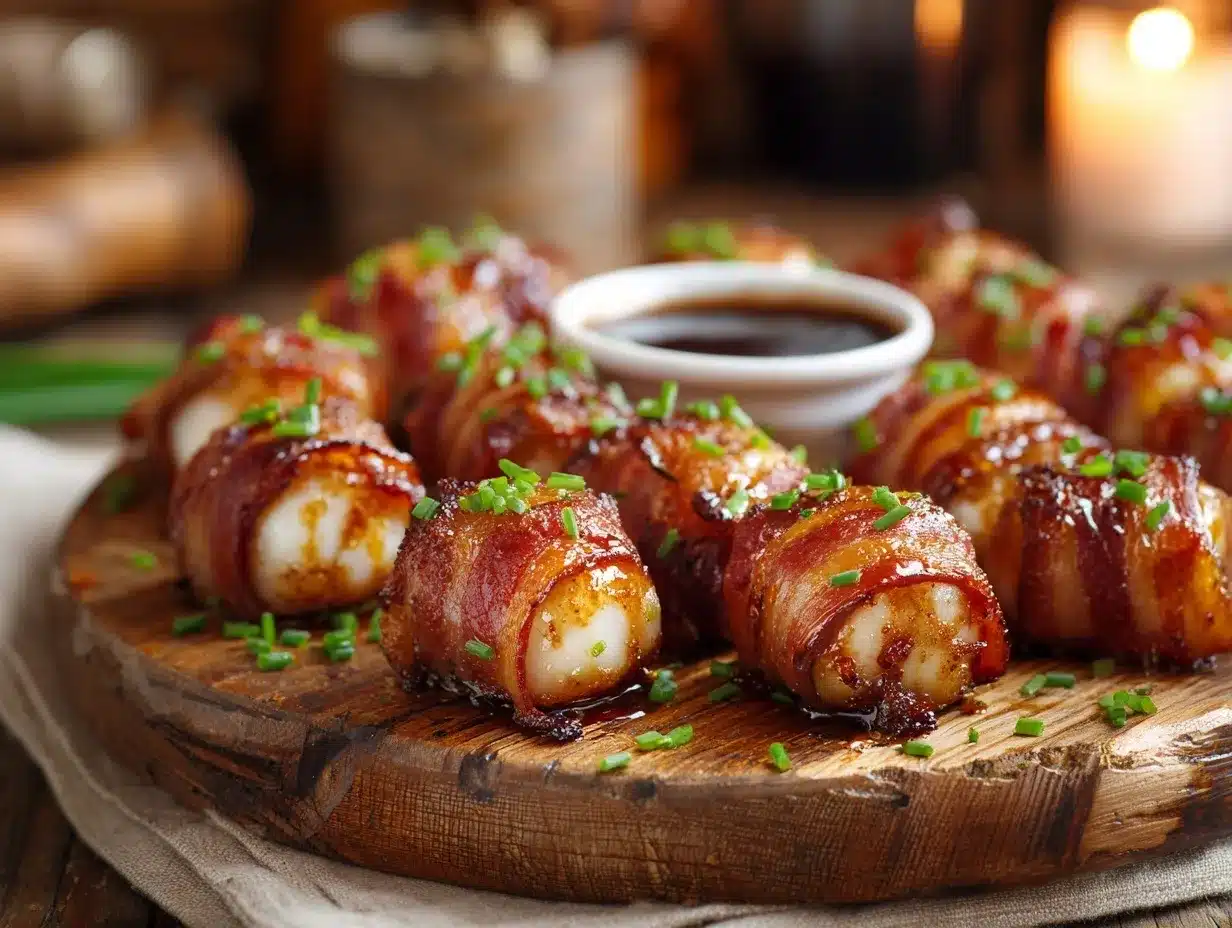 bacon-wrapped water chestnuts preparation steps