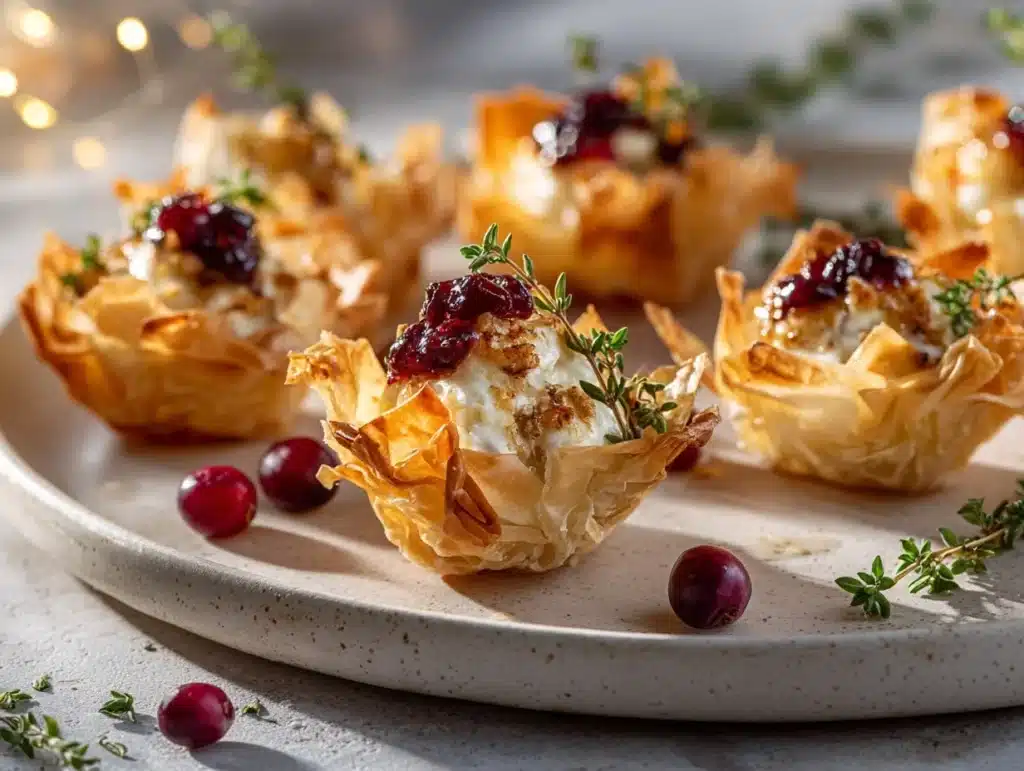 baked brie bites - featured image