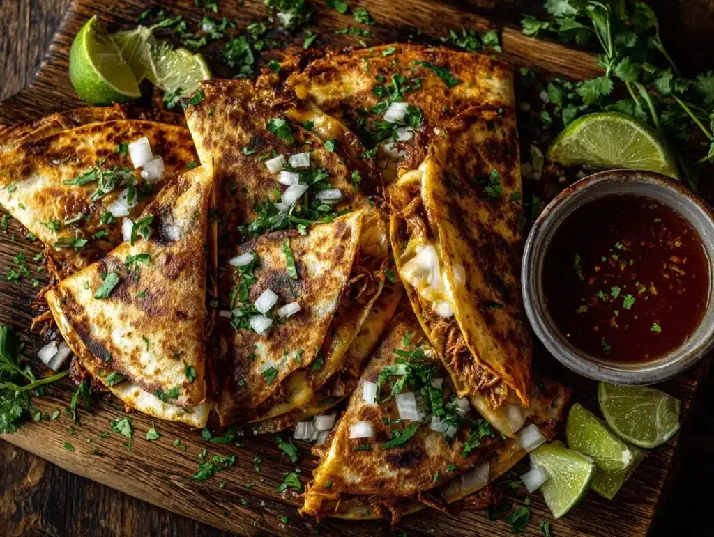 Birria Turkey Quesadillas - featured image