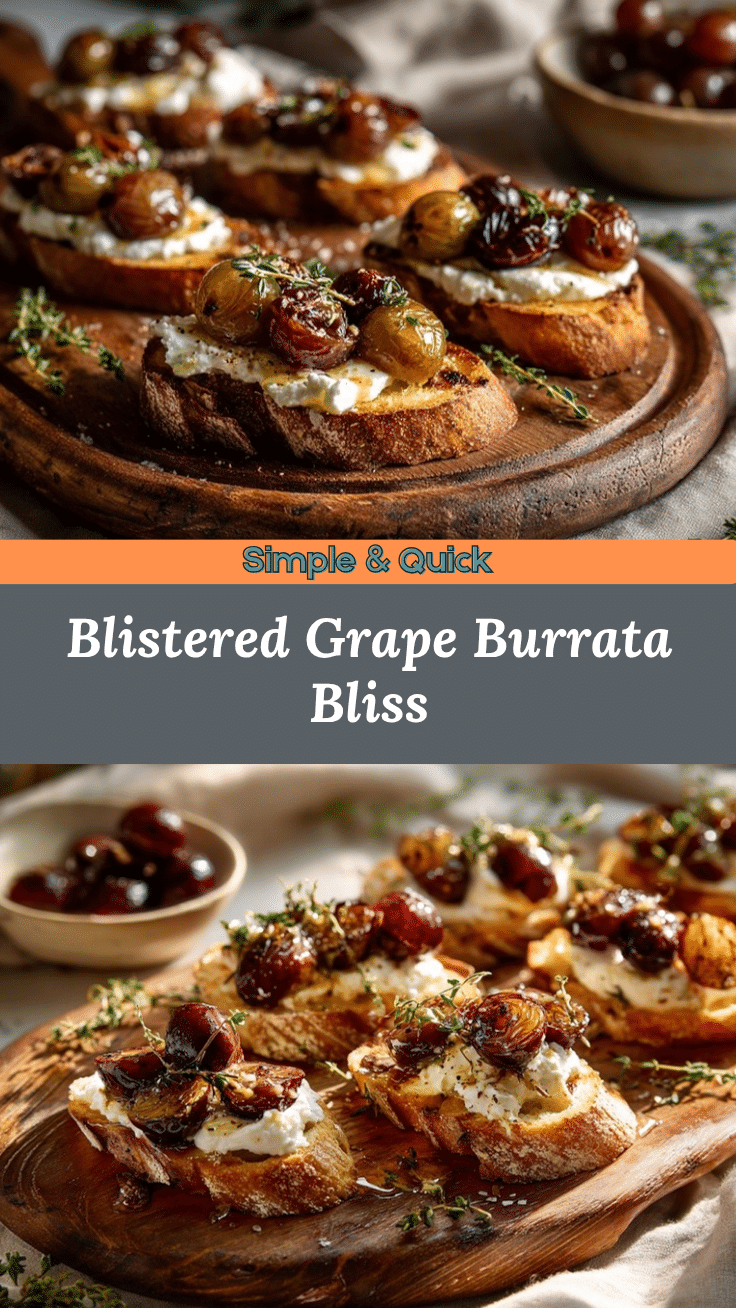 blistered grape bruschetta recipe