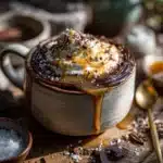 brown butter bourbon hot chocolate - featured image