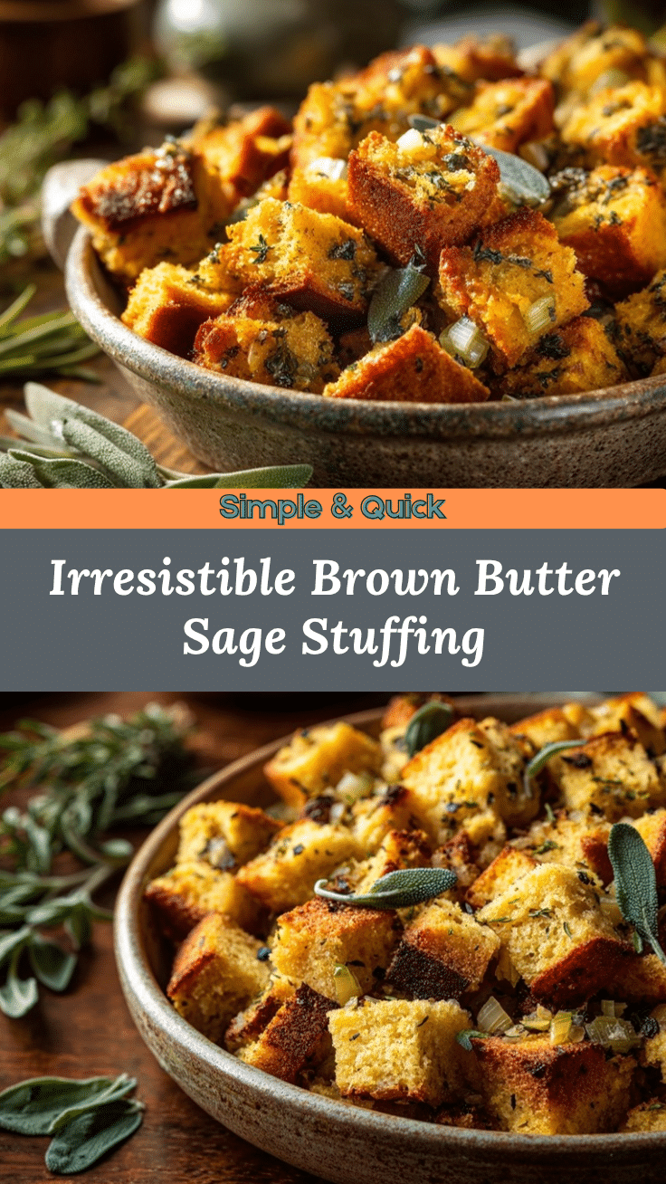 brown butter sage stuffing recipe