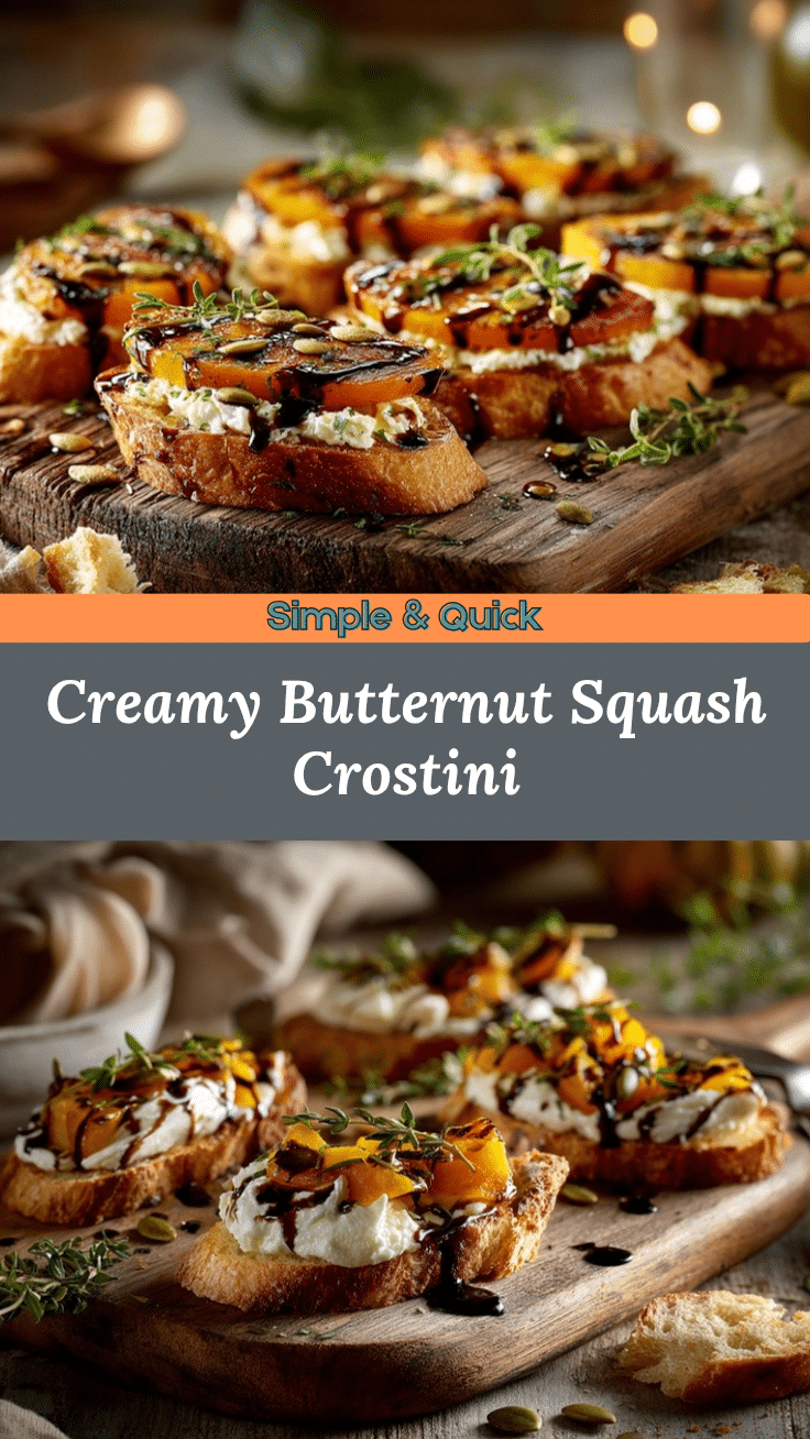 butternut squash crostini recipe