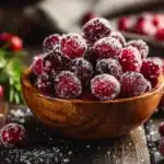 candied cranberries - featured image