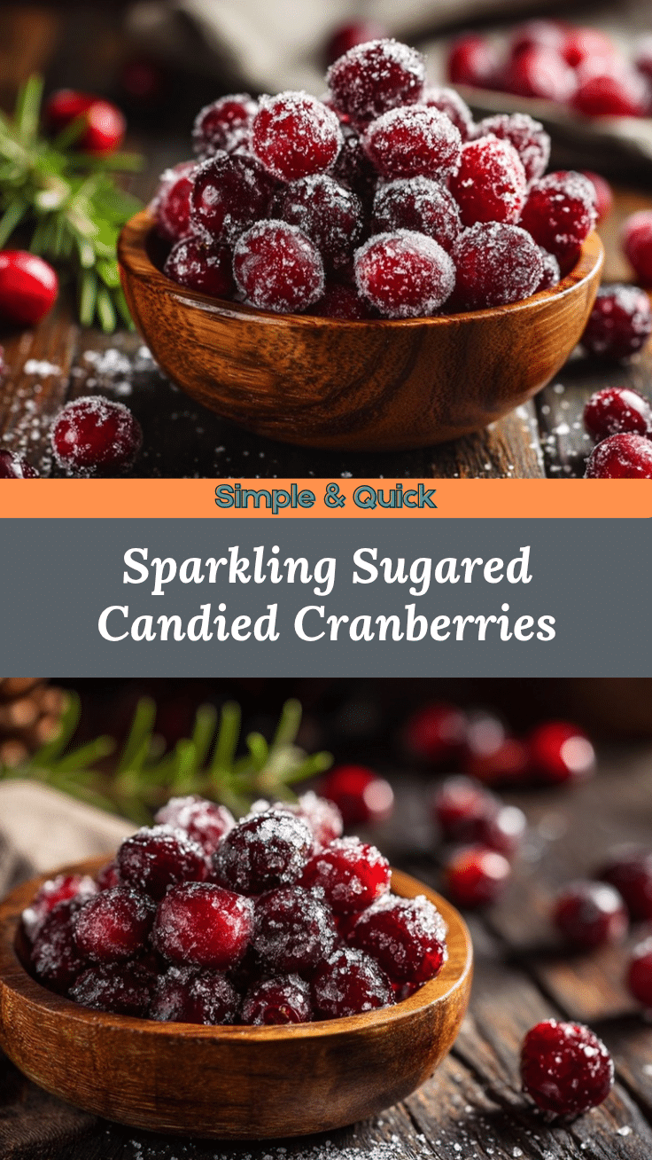 candied cranberries recipe
