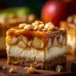 Caramel Apple Cheesecake Bars - featured image