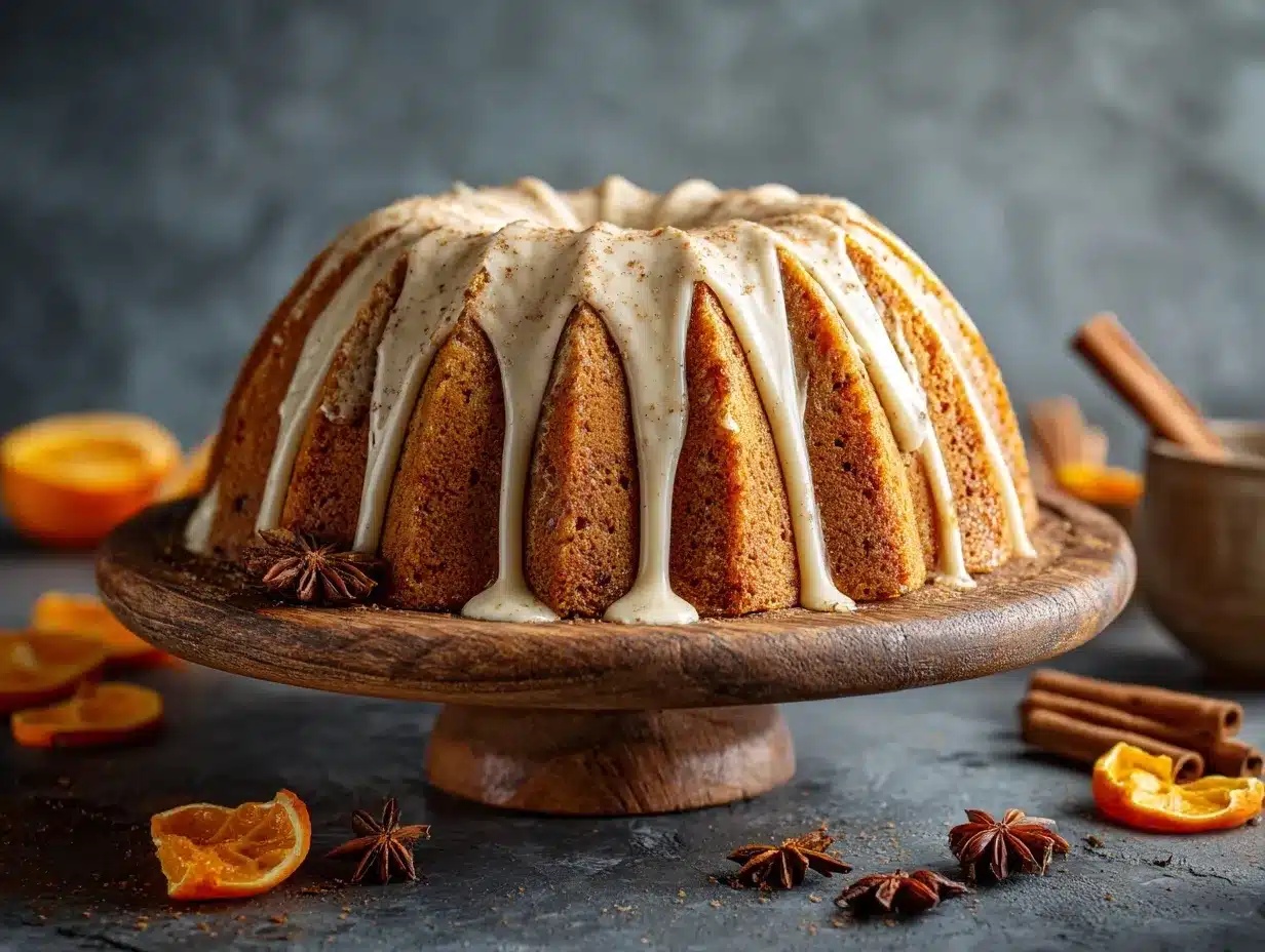 chai-spiced pumpkin bundt cake preparation steps