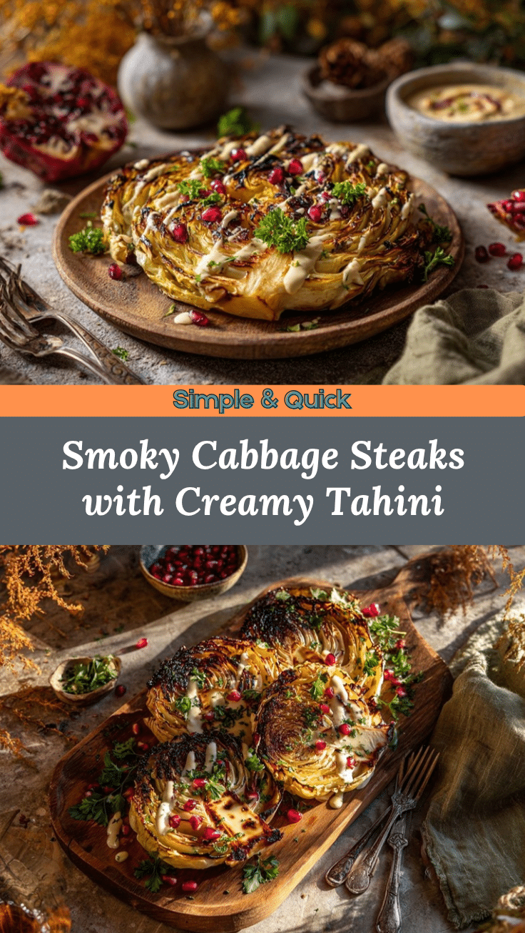 charred cabbage steaks recipe