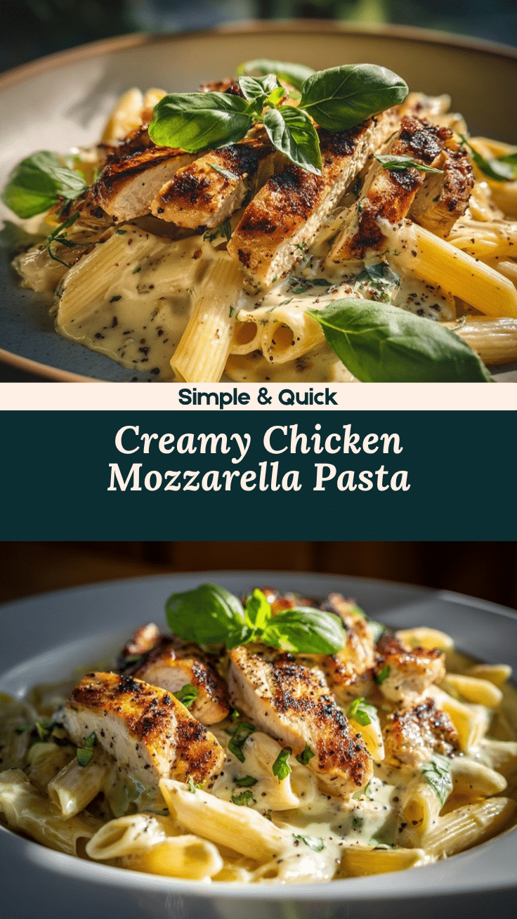 Chicken Mozzarella Pasta recipe