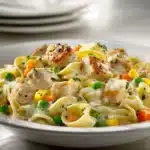 chicken pot pie pasta - featured image