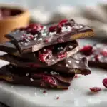 chocolate cranberry bark - featured image