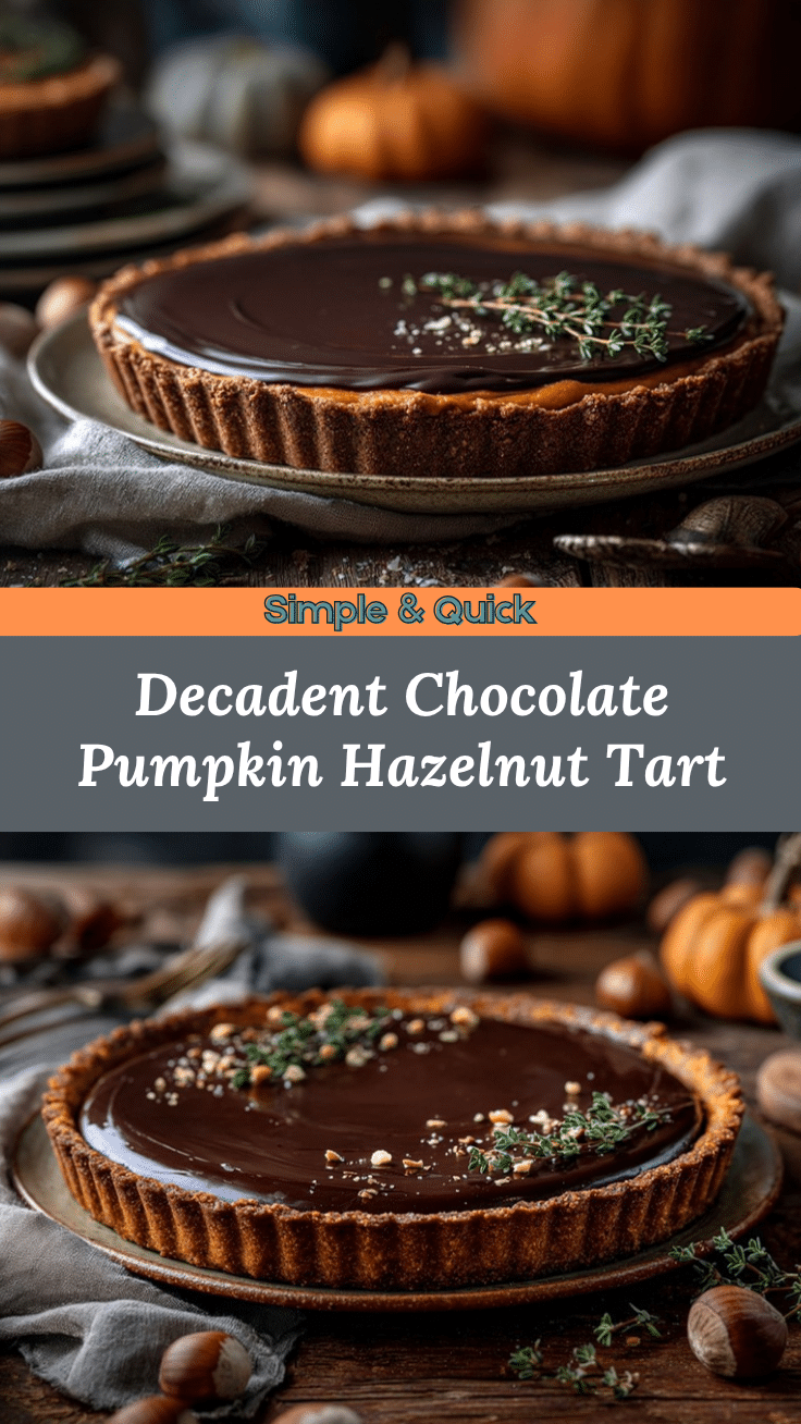 chocolate pumpkin tart recipe