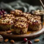 Cranberry Almond Baked Oatmeal Cups - featured image