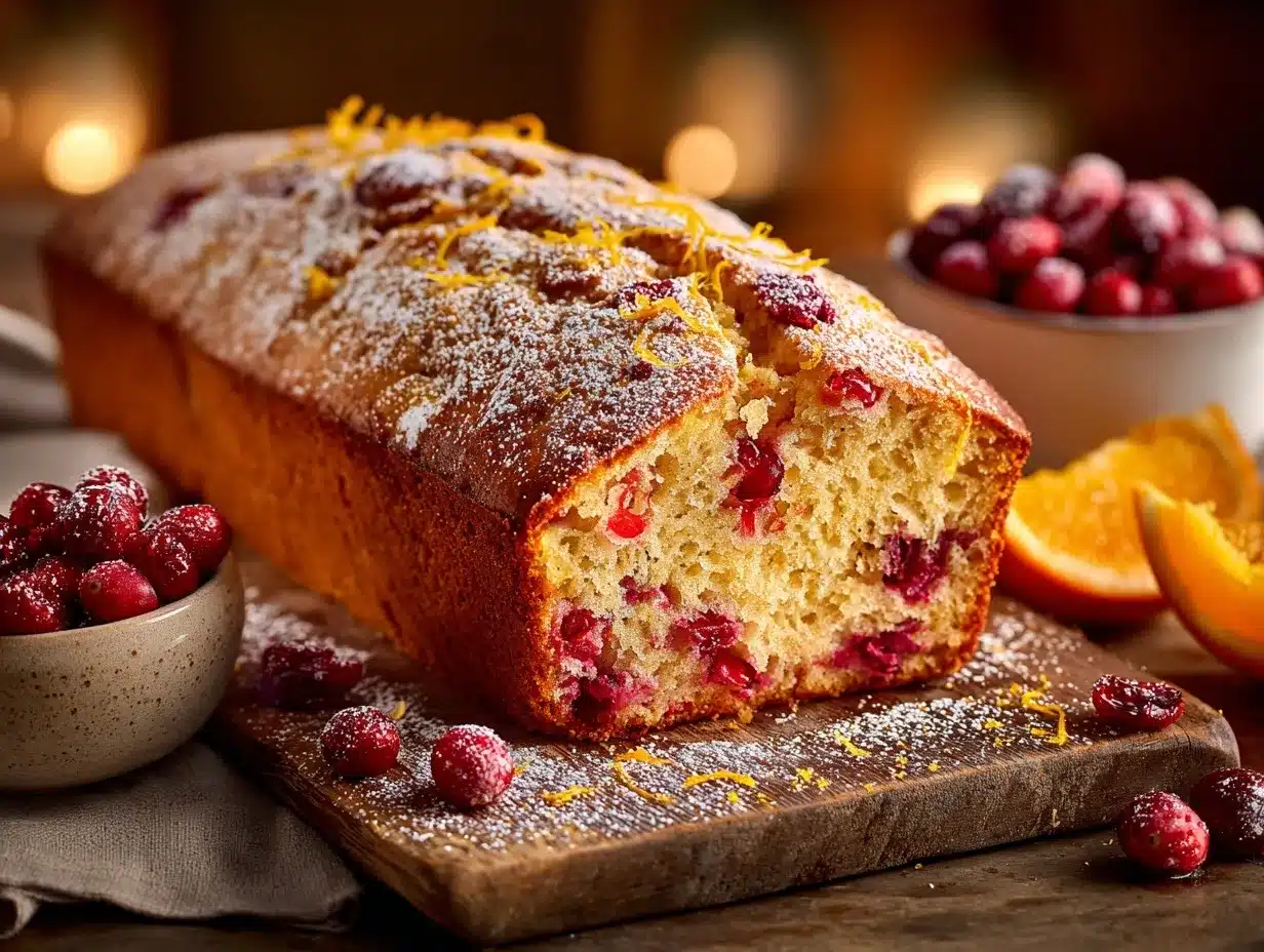 cranberry orange bread preparation steps