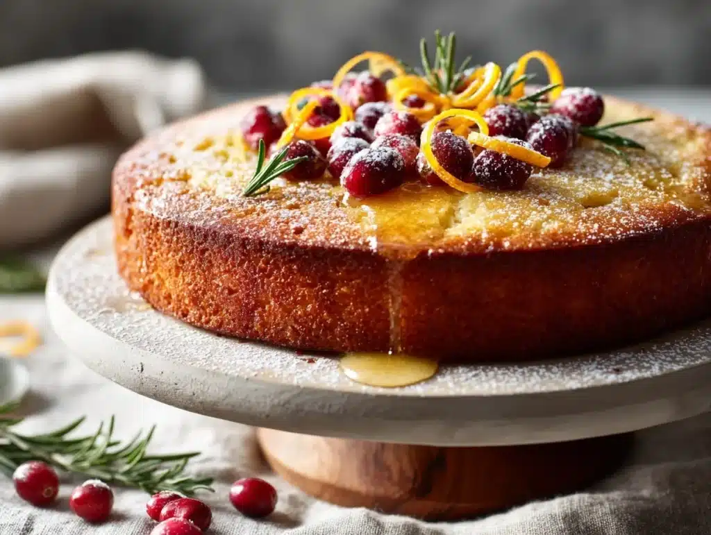 cranberry-orange cake - featured image