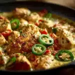 creamy jalapeño chicken skillet - featured image