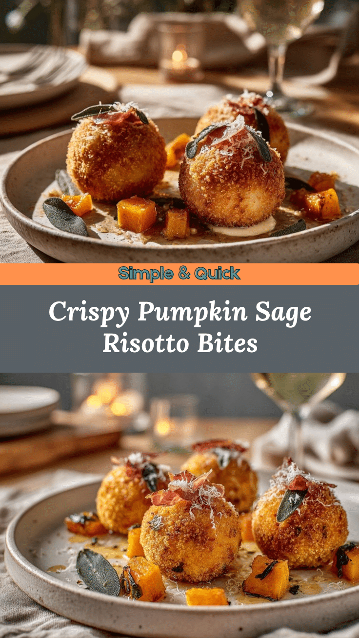 crispy pancetta pumpkin sage arancini recipe