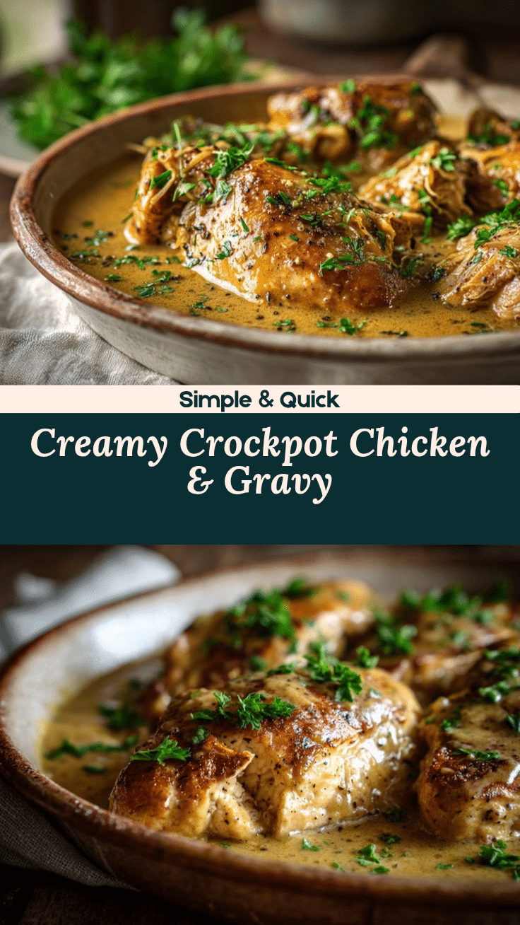 Crockpot Chicken and Gravy recipe