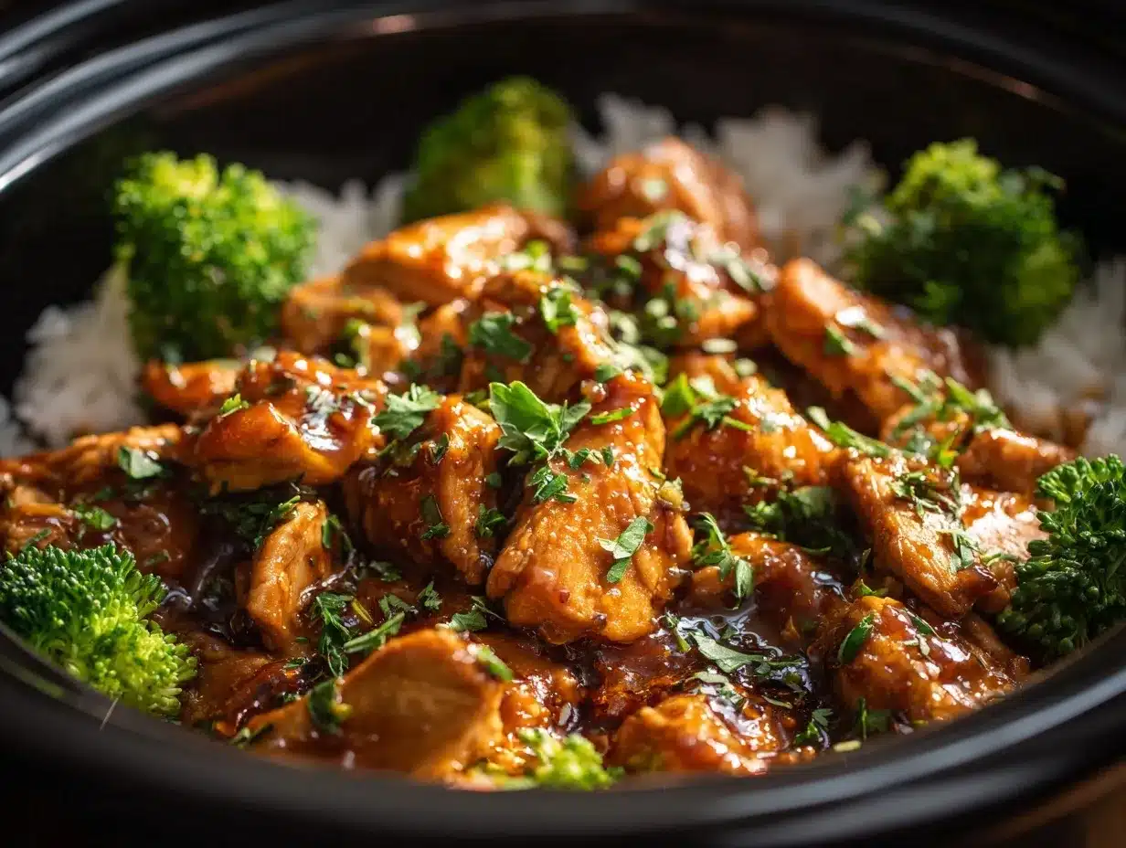 Crockpot Teriyaki Chicken preparation steps