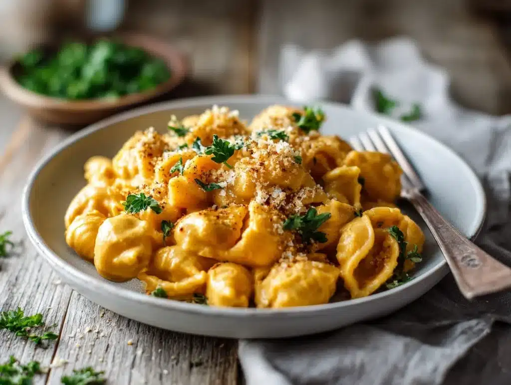 dairy-free butternut squash mac - featured image