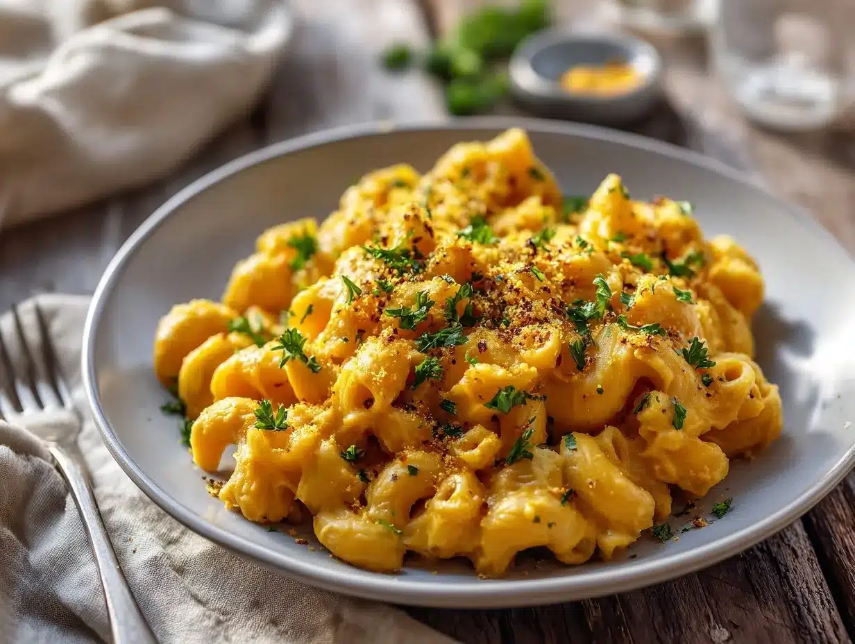 dairy-free butternut squash mac preparation steps