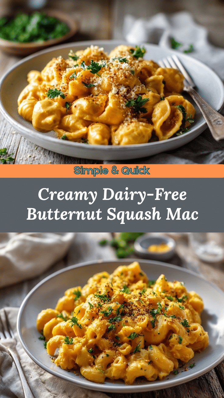 dairy-free butternut squash mac recipe