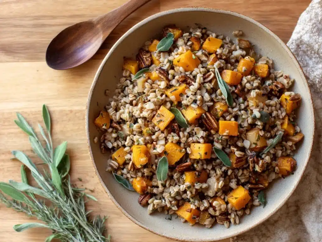 farro stuffing - featured image