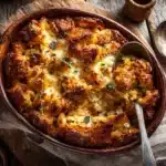 French Onion Soup Stuffing Casserole - featured image