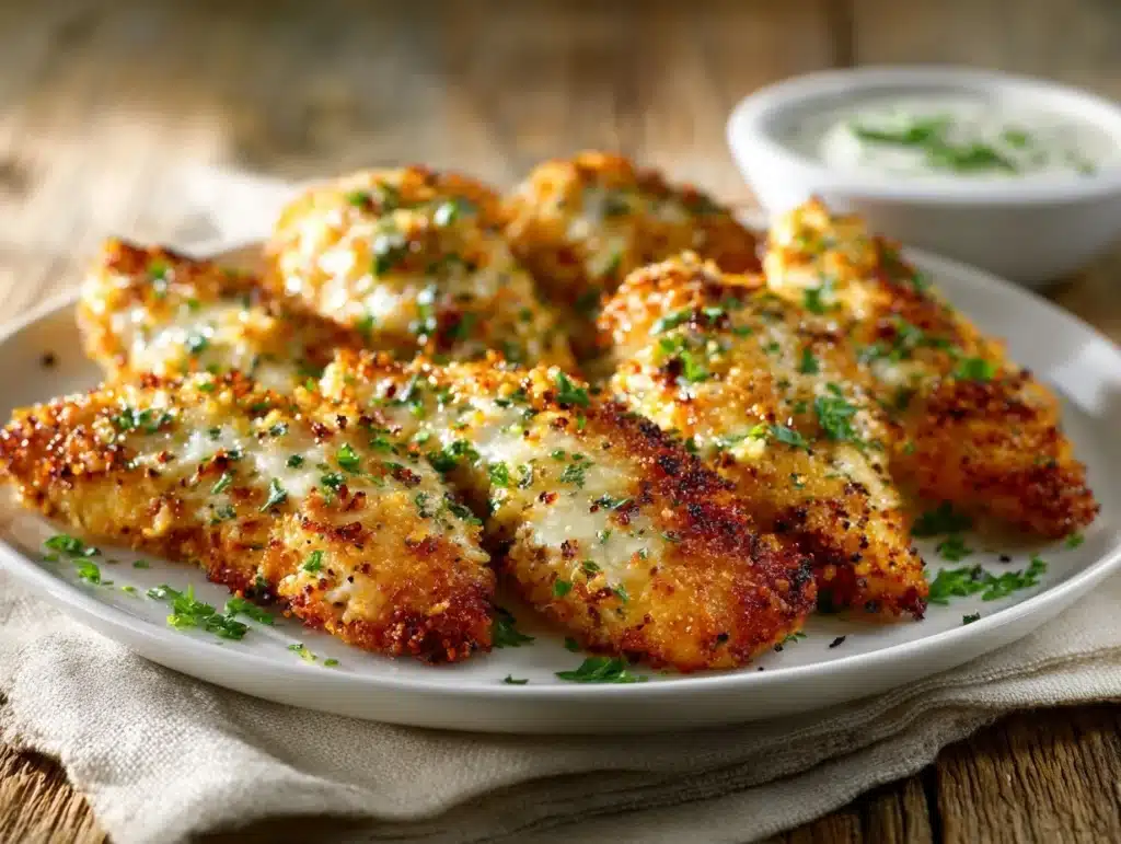 Garlic Parmesan Chicken Tenders - featured image