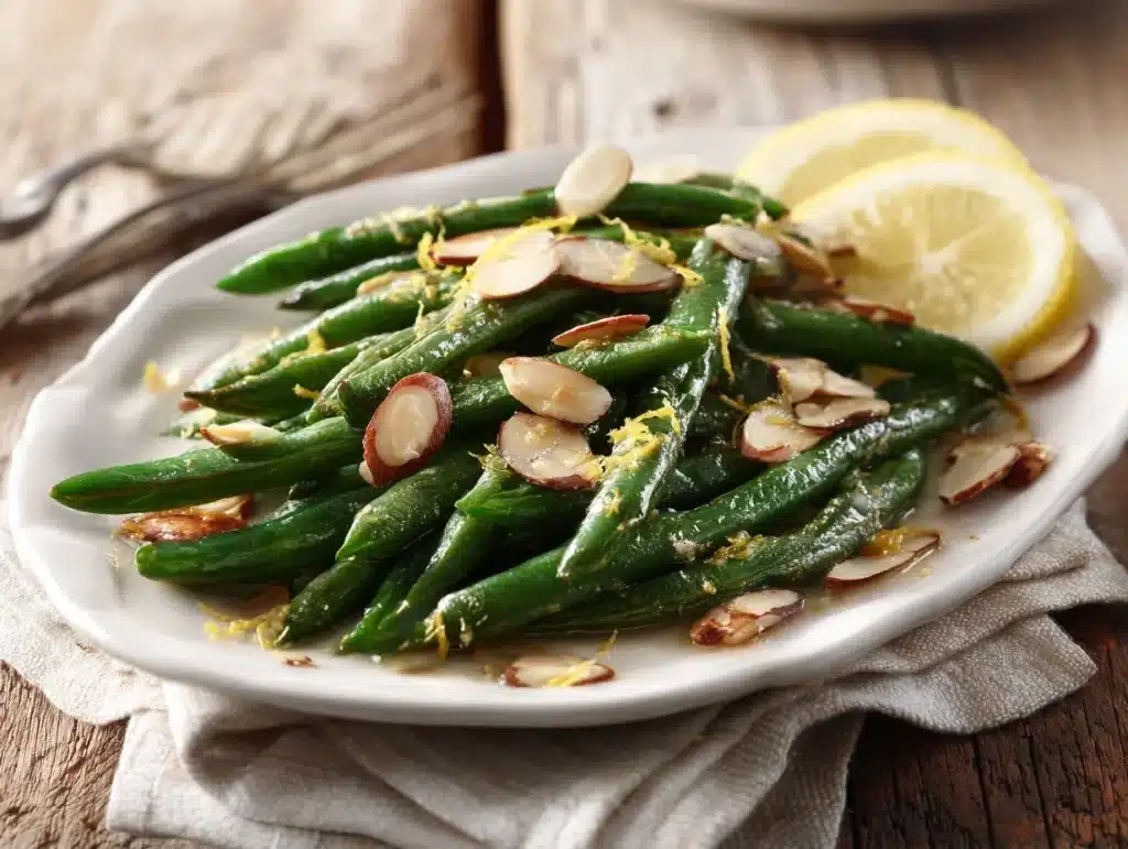 green bean almondine - featured image