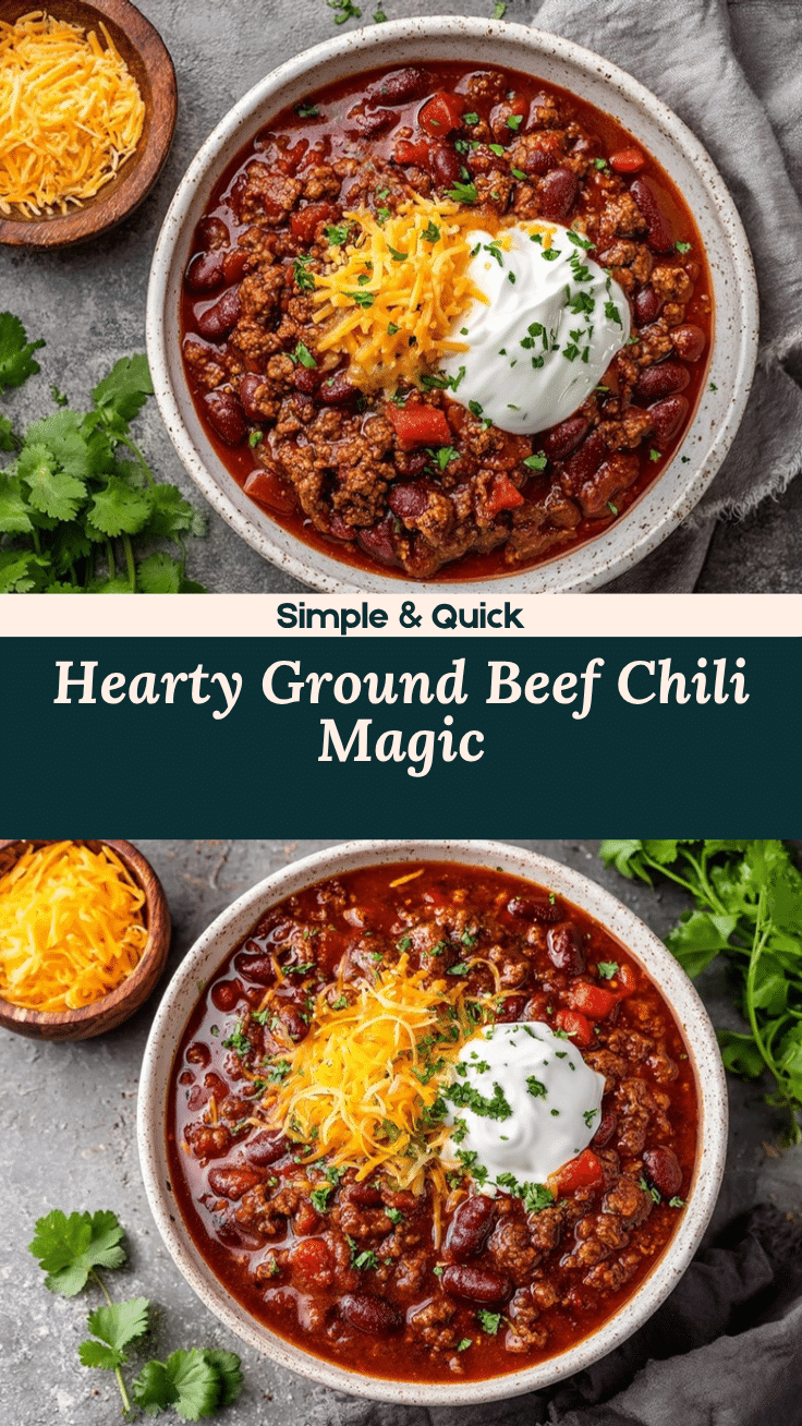 ground beef chili recipe