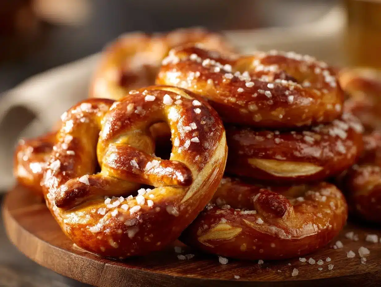 honey butter pretzels preparation steps