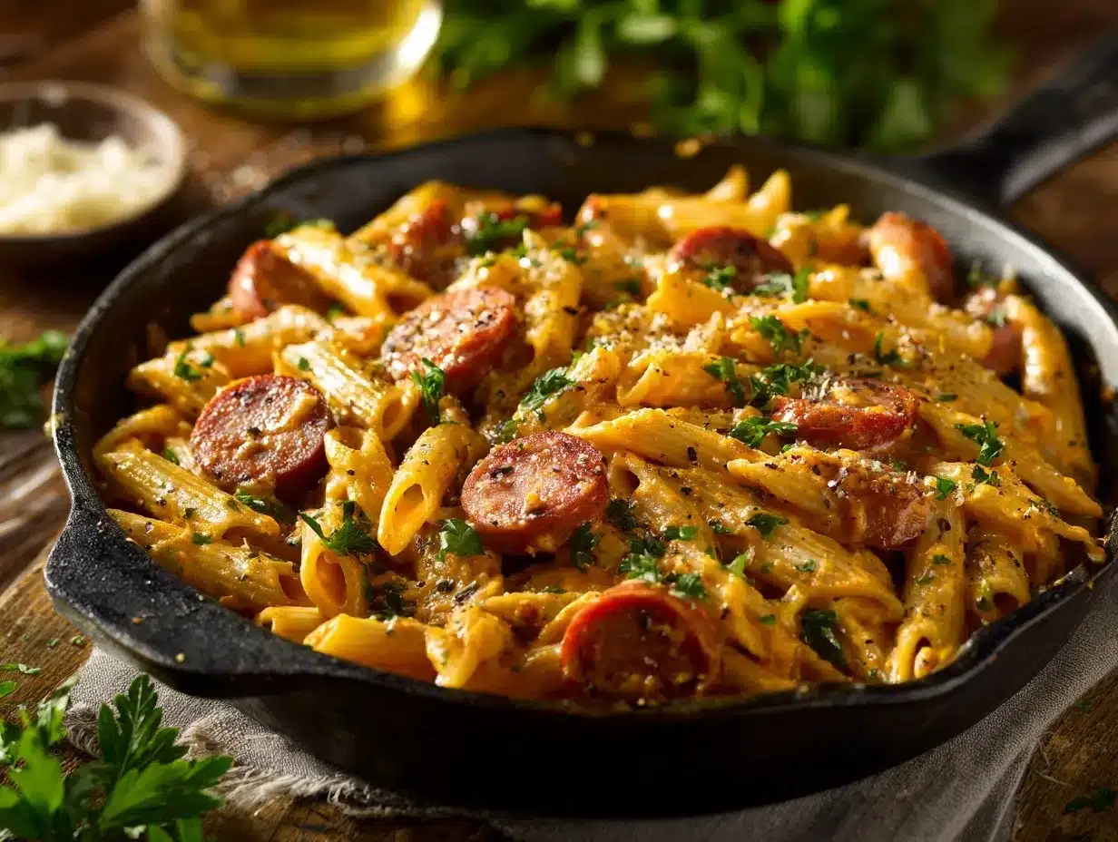 kielbasa pasta preparation steps