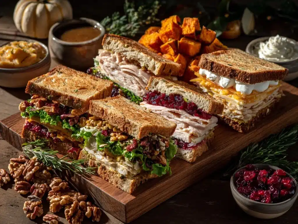 Leftover Thanksgiving Sandwich Board - featured image