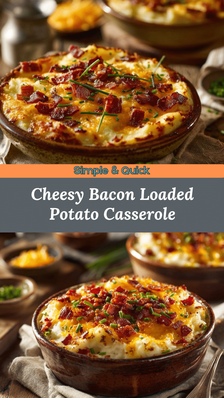 loaded mashed potato casserole recipe