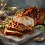 Maple Bourbon Brined Turkey Breast - featured image