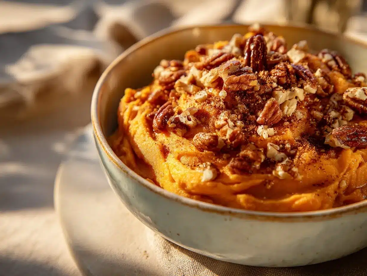 maple bourbon sweet potatoes preparation steps