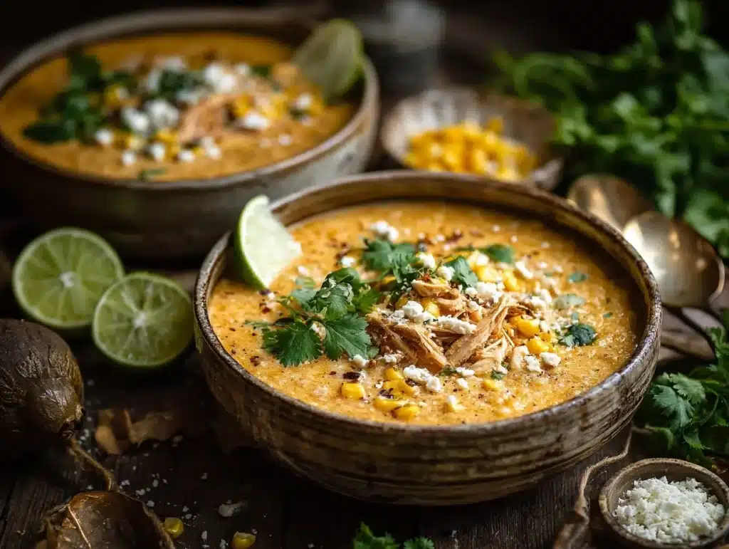 Mexican Street Corn Soup - featured image