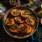 miso-maple sweet potato rounds - featured image