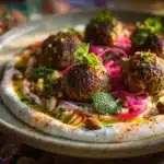 Moroccan spiced lamb meatballs - featured image