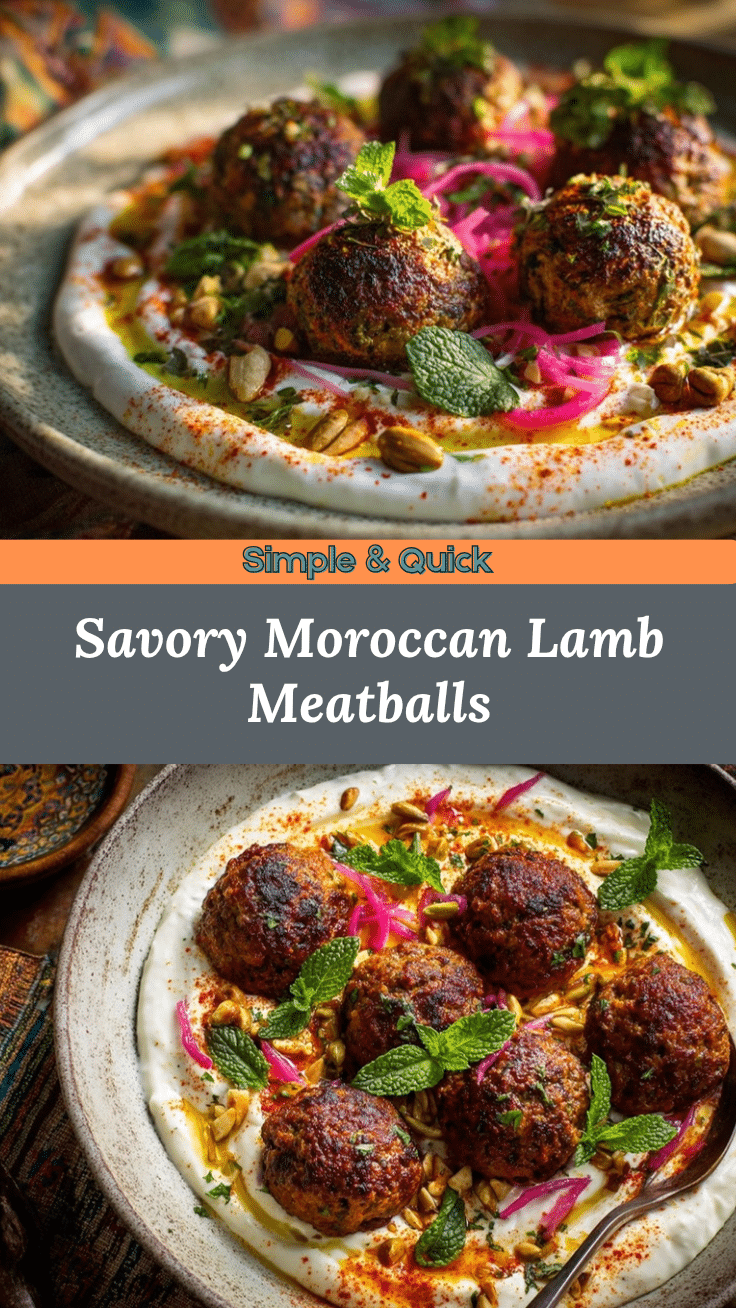 Moroccan spiced lamb meatballs recipe