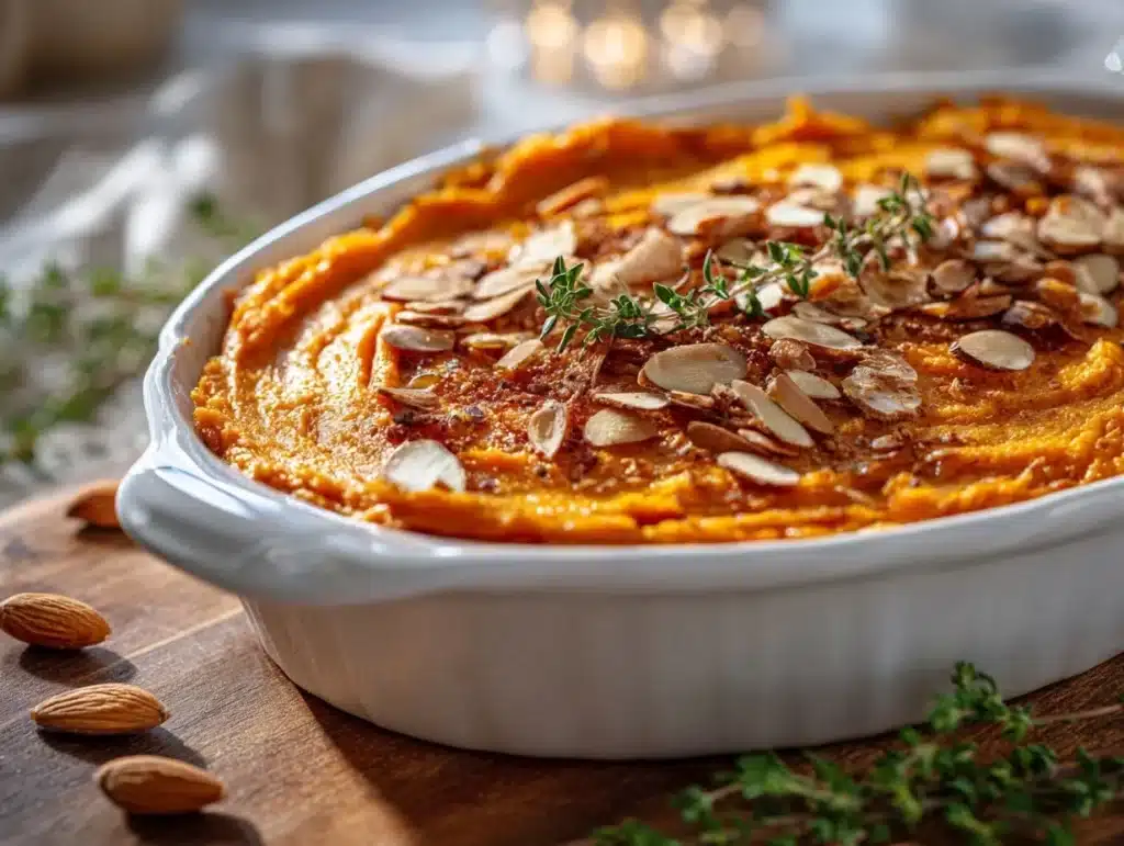 paleo sweet potato casserole - featured image