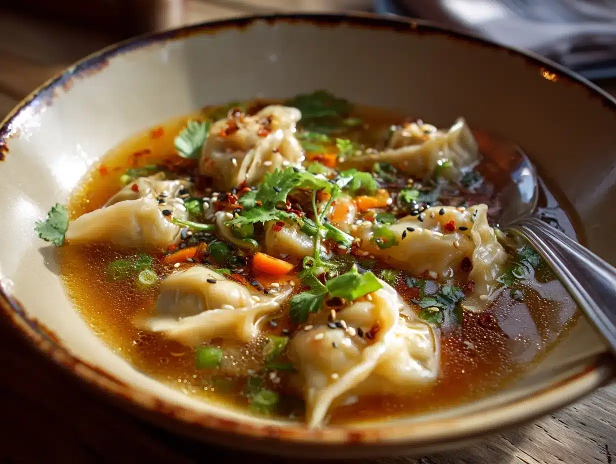 potsticker soup preparation steps
