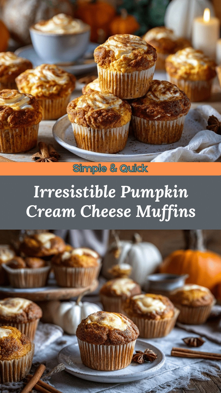 pumpkin cream cheese muffins recipe