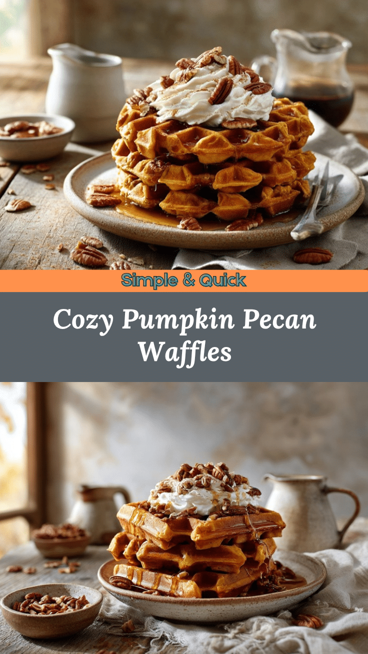 pumpkin pecan waffles recipe