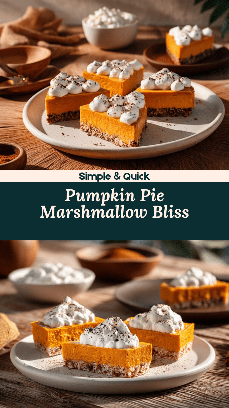Pumpkin Pie Marshmallow Treats recipe