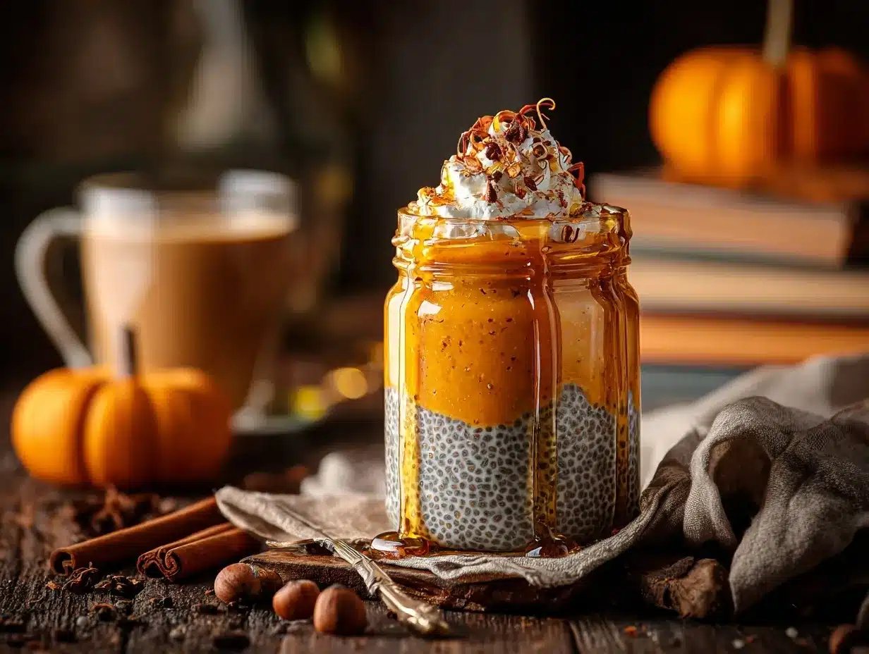 pumpkin spice chia pudding preparation steps