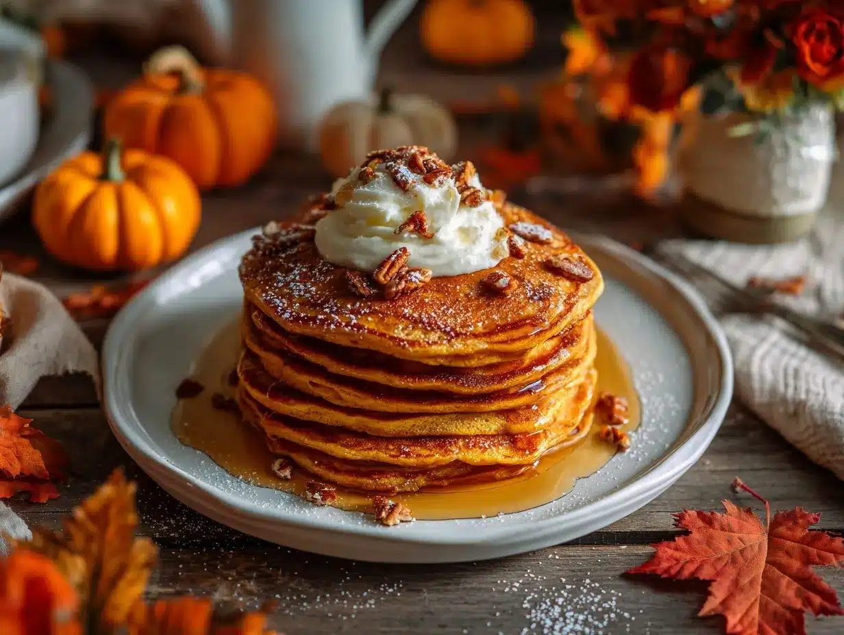 pumpkin spice pancakes preparation steps