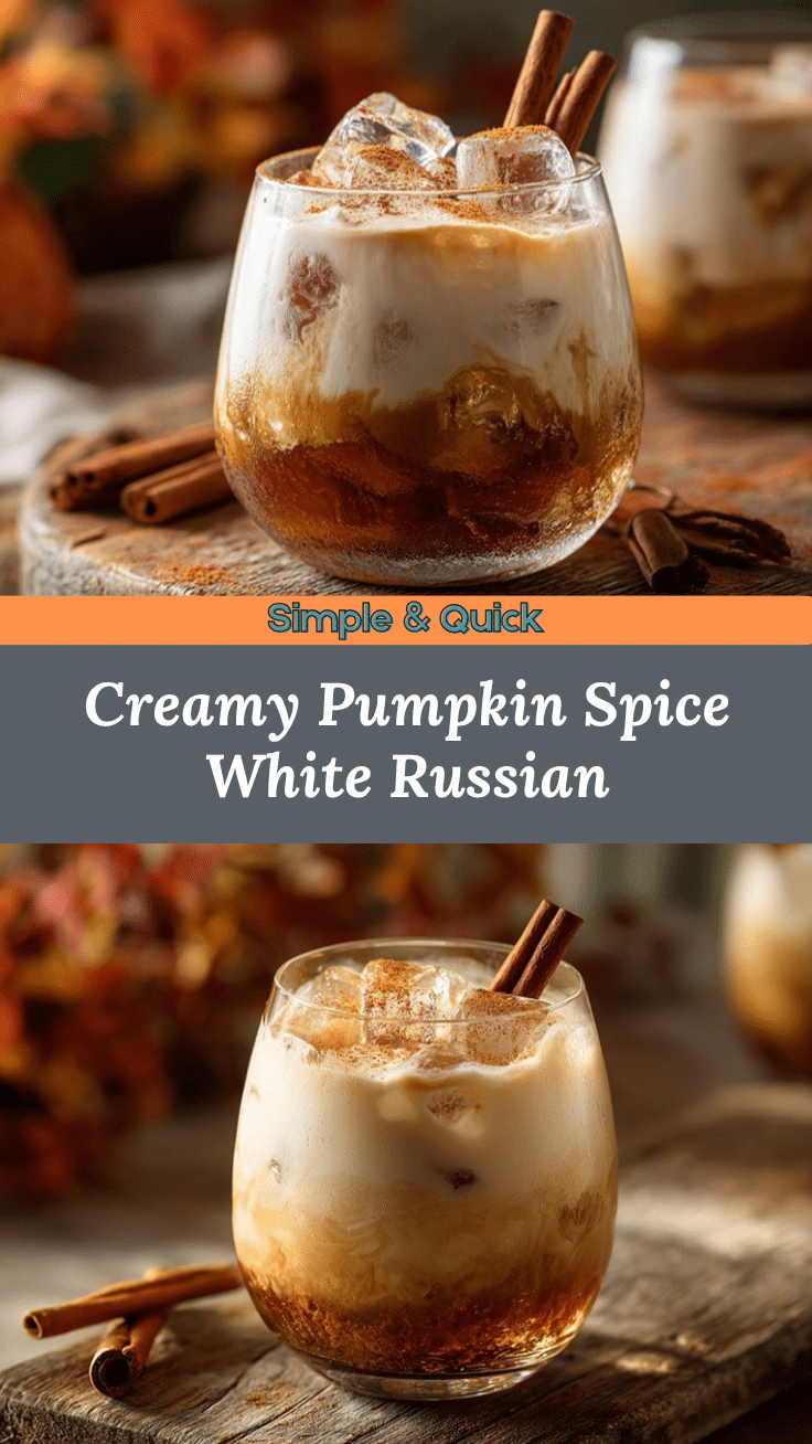 Pumpkin Spice White Russian recipe
